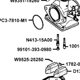 N413-15A00 NEEDLE JET HOLDER — diagram cutout