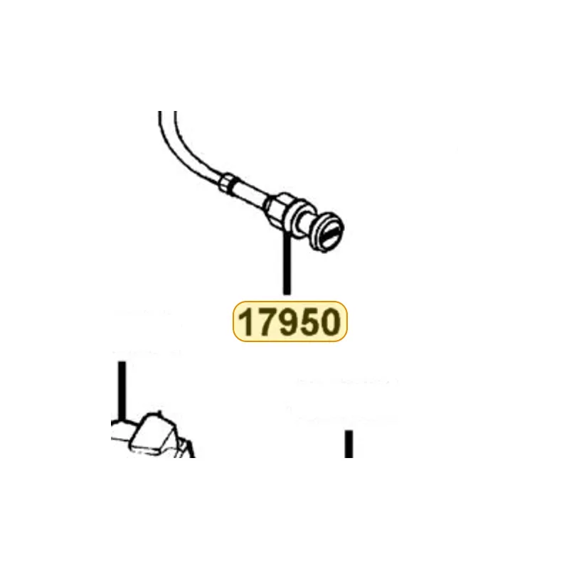 17950-LBA7-900 CABLE COMP CHOKE — diagram cutout