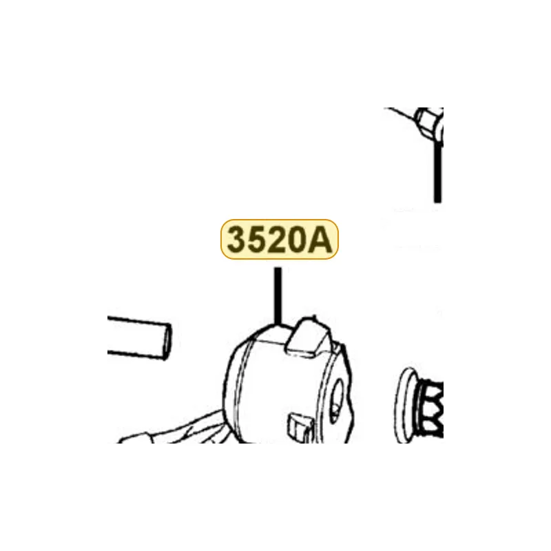 3520A-LBA7-MG0 SW ASSY LH HANDLE COMP — diagram cutout