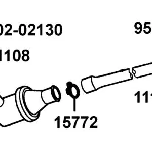 15772-2B92-011 CLIP BREATHER TUBE (14.7mm)