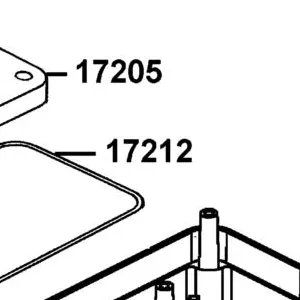 17212-LBD4-900 SEAL AIR/C COVER
