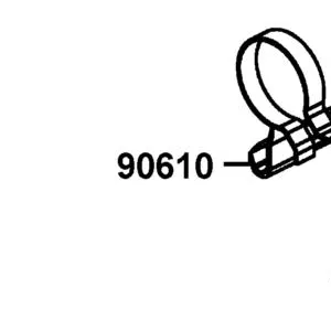 90610-LLJ1-900 BAND ASSY AIR/C TUBE — diagram cutout