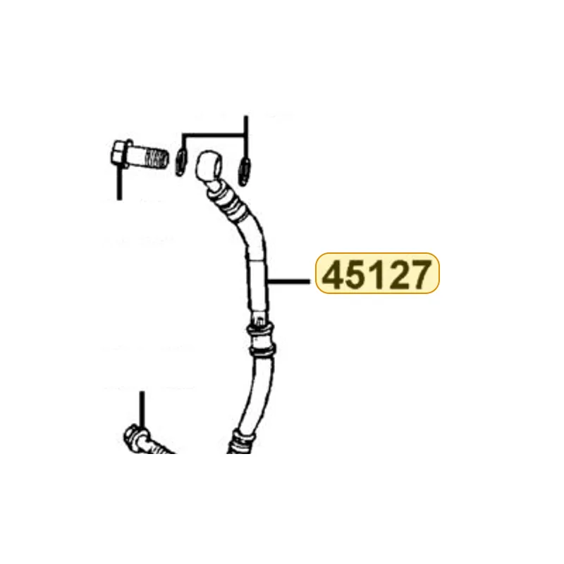 45127-LBA7-900 HOSE ASSY RR BRK — diagram cutout