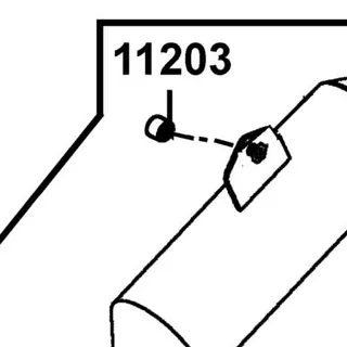 11203-GFY6-901 RUBBER BUSH MUFFLER STAY — diagram cutout