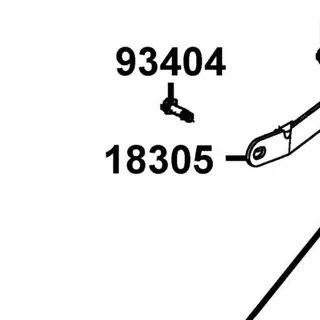 18305-PWA4-900 STAY MUFFLER — diagram cutout