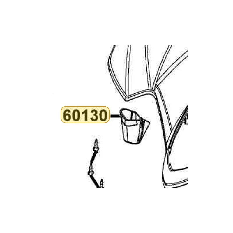 60130-LBA7-900 PROTECTOR R SWITCH — diagram cutout