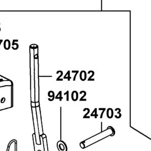 24702-ABC9-M00 BAR CHANGE HANDLE — diagram cutout