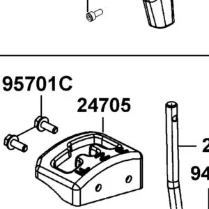 24705-ABC9-M00 COVER SHIFT LEVER GUIDE — diagram cutout