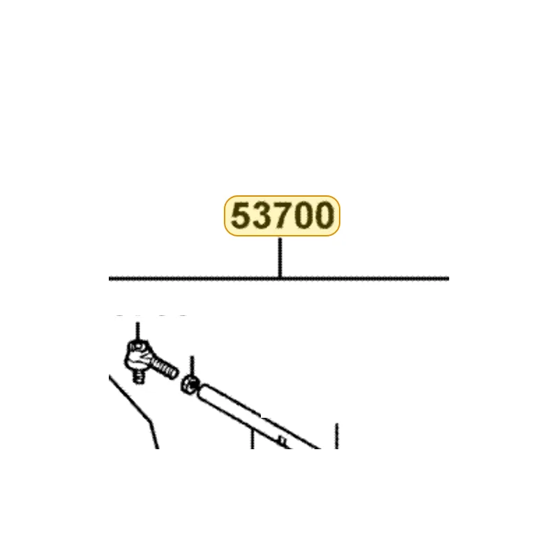 53700-LBA7-900 ROD ASSY STEERING — diagram cutout