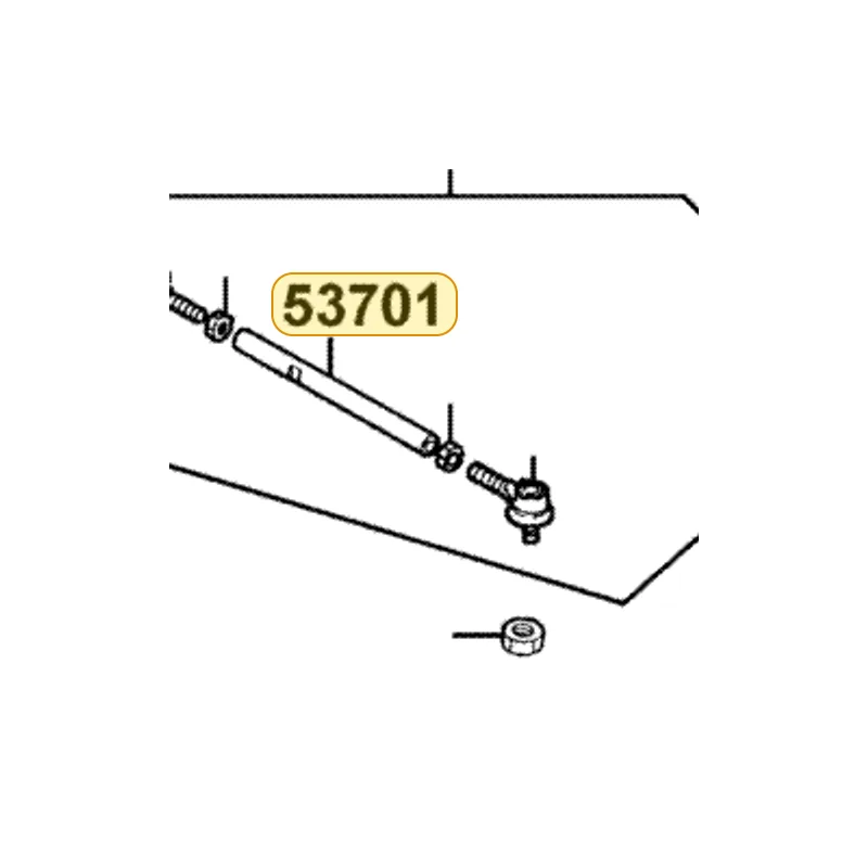 53701-LBA7-900 ROD COMP STEERING — diagram cutout