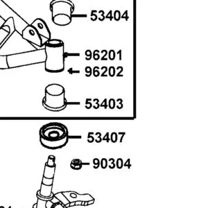 53403-LBD4-900 BUSH SWING ARM BOTTOM — diagram cutout