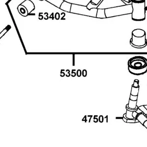 53500-PVA2-900-N1S ARM ASSY L SWING — diagram cutout