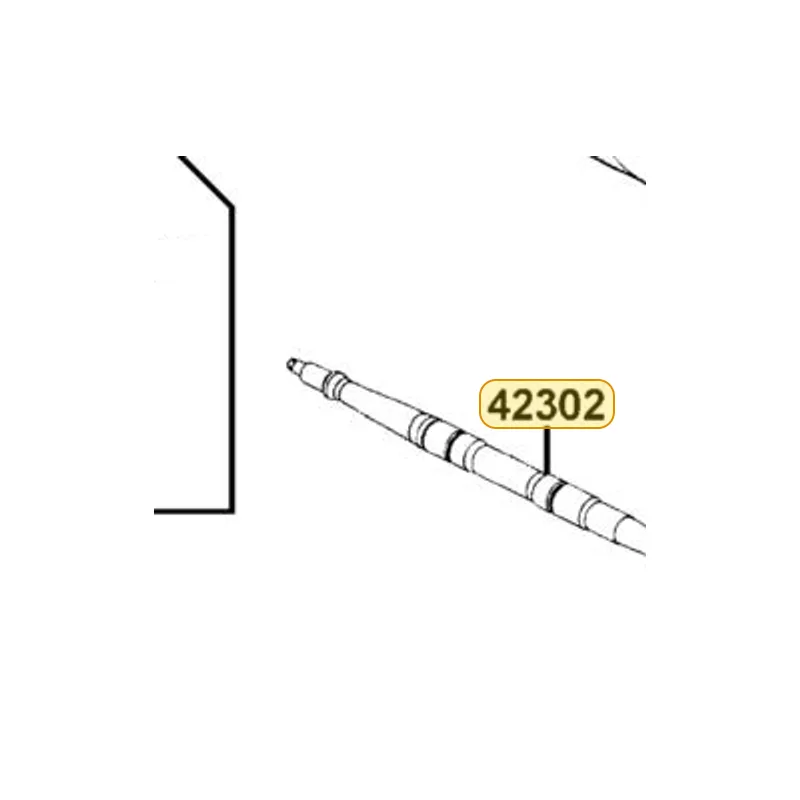 42302-LBA7-900 SHAFT RR WHEEL — diagram cutout