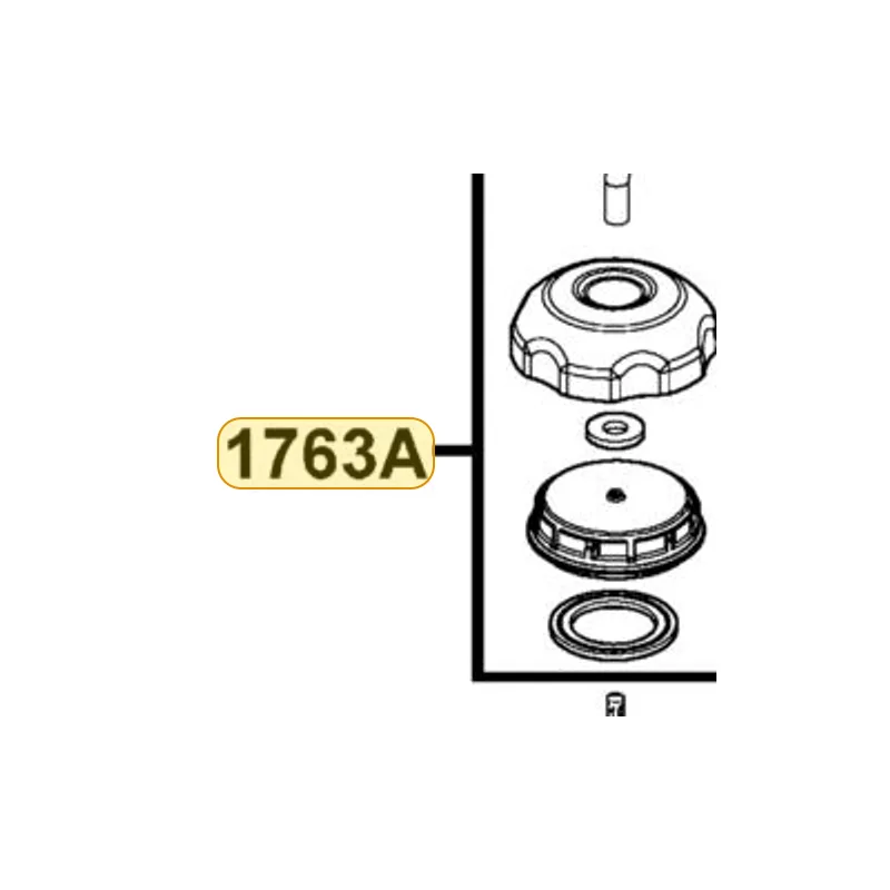 1763A-LCA5-MY0 CAP ASSY FUEL FILLER — diagram cutout
