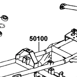 50100-BLD3-M00-M2S BODY COMP FRAME — diagram cutout