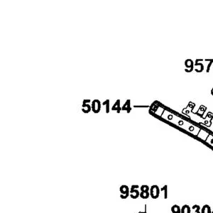 50144-BLD3-M00 BRKT FRONT COVER — diagram cutout