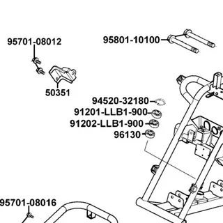 91201-LLB1-900 OIL SEAL 18*32*7 — diagram cutout