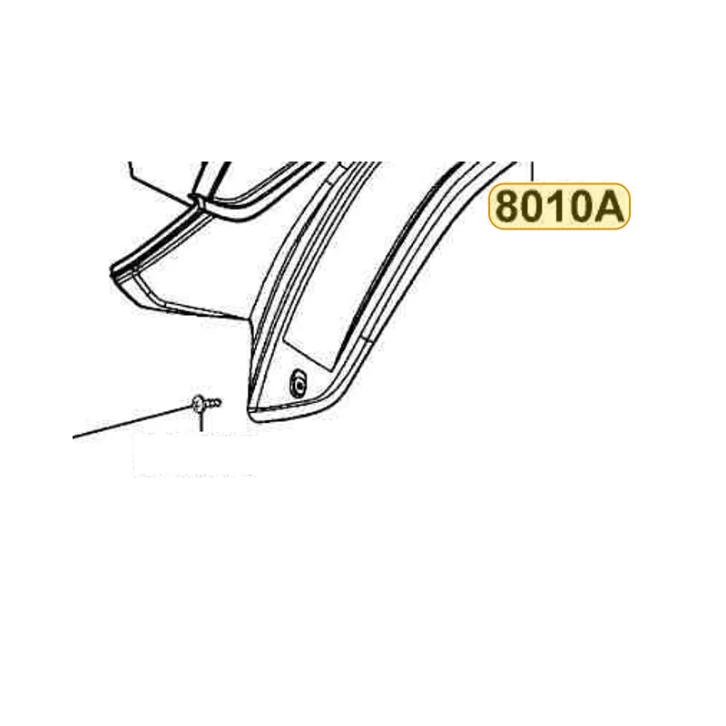 8010A-LBA7-900-C3R FENDER ASSY RR — diagram cutout