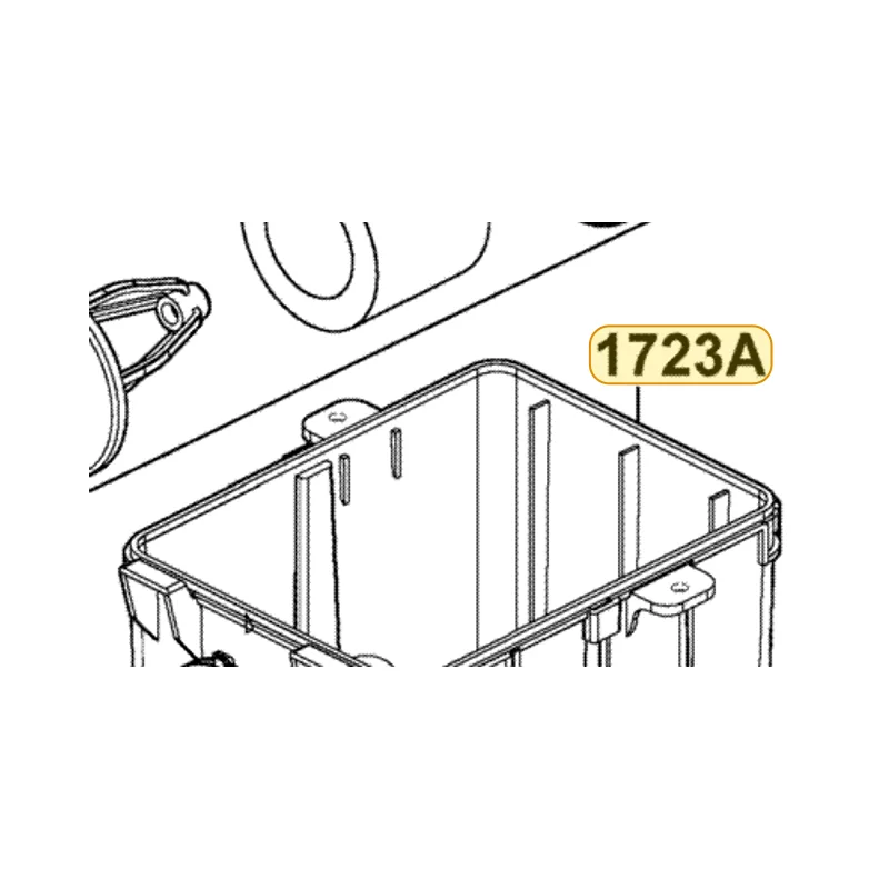 1723A-LBA7-900 CASE ASSY AIR/C — diagram cutout