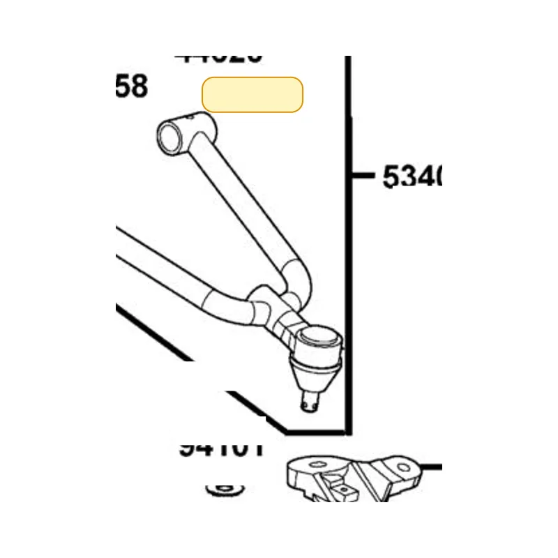 44620-LBA7-900 COLLAR SWING ARM — diagram cutout