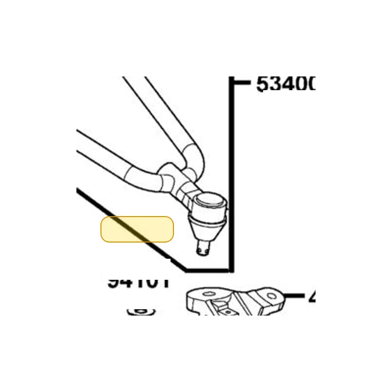 53415-LBA7-900 BOOT BALL JOINT **(0) C.2004.08.09 — diagram cutout