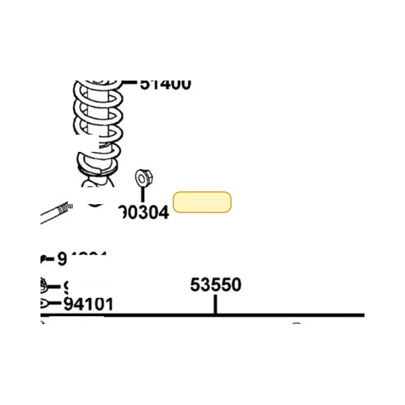 53550-LBA7-900 ARM ASSY LEFT LOW SWING — diagram cutout