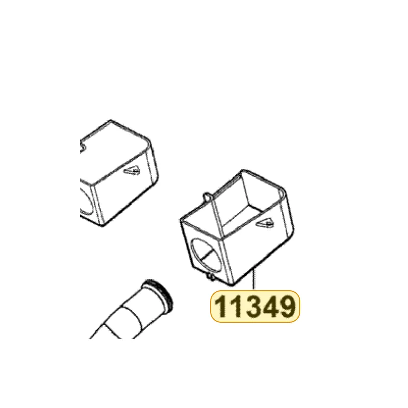 11349-LBA7-900 INLET BOX L COVER — diagram cutout