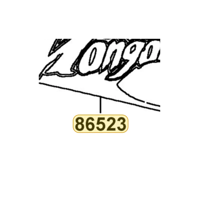 86523-LBA7-M30-T04 STRIPE L FR FENDER (Mongoose) — diagram cutout