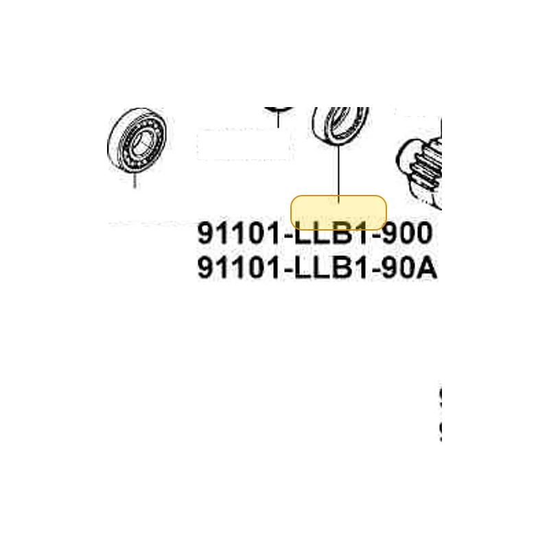 91101-LLB1-900 BRG NEEDLE 30*42*17 — diagram cutout