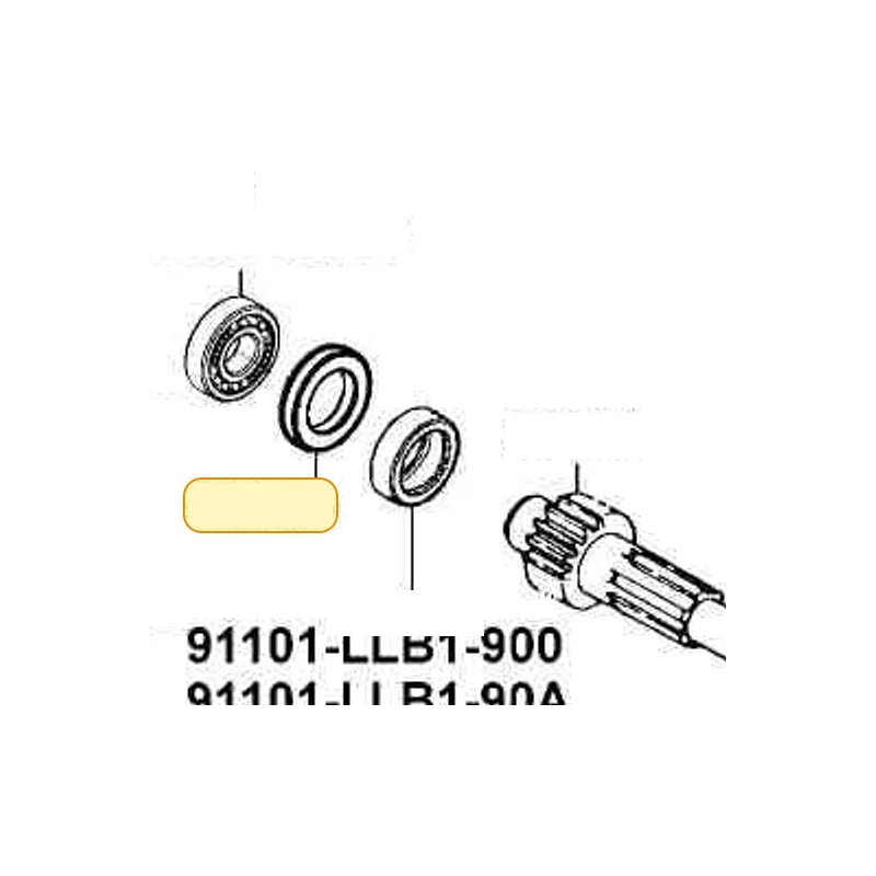 91255-LBA7-900 OIL SEAL 30*40*7 — diagram cutout