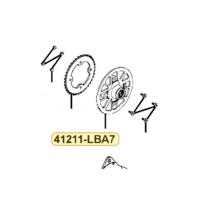 41211-LBA7-900 HOLDER SPROCKET — diagram cutout