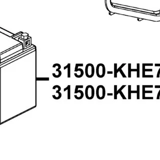 31500-KHE7-90B BATTERY GTX12-BS