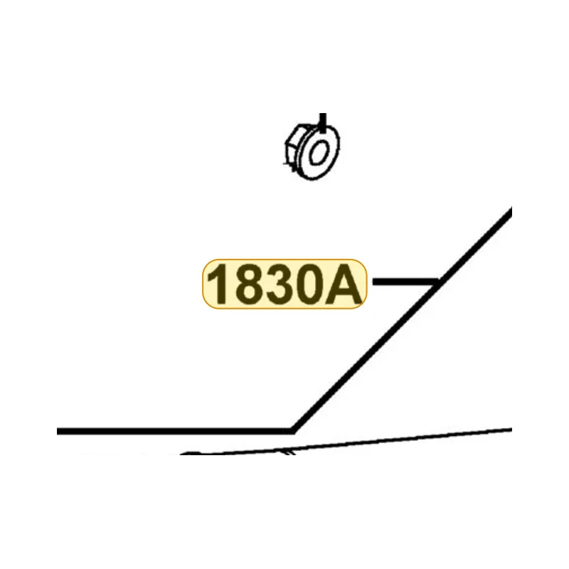 1830A-LBA7-800 MUFFLER ASSY EXHAUST — diagram cutout