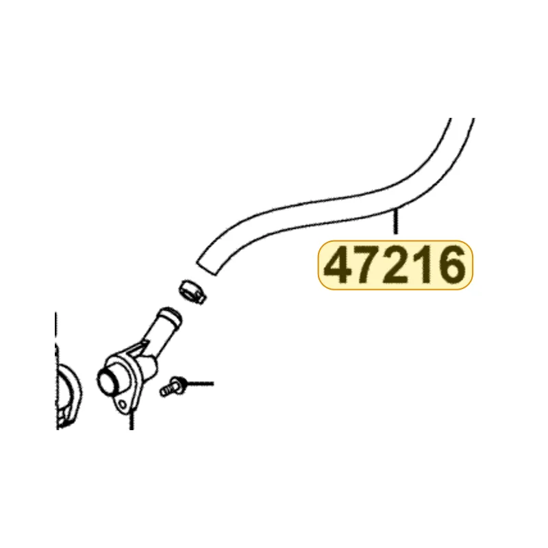 47216-LBA7-900 HOSE M/C — diagram cutout