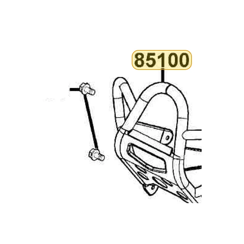 85100-LBA7-900 PIPE COMP FR BUMPER — diagram cutout