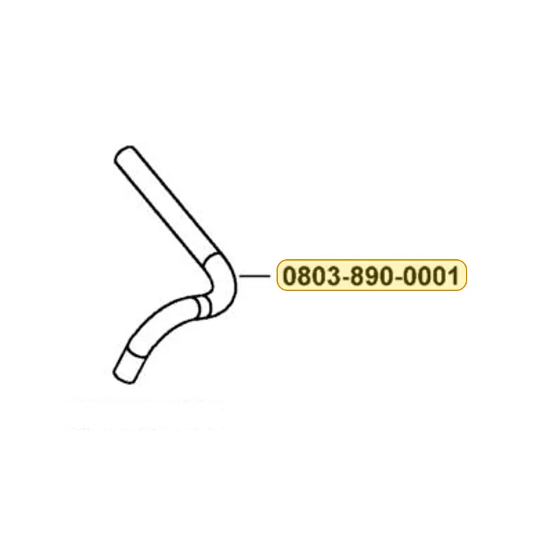 0803-890-0001 TUBE SET — diagram cutout
