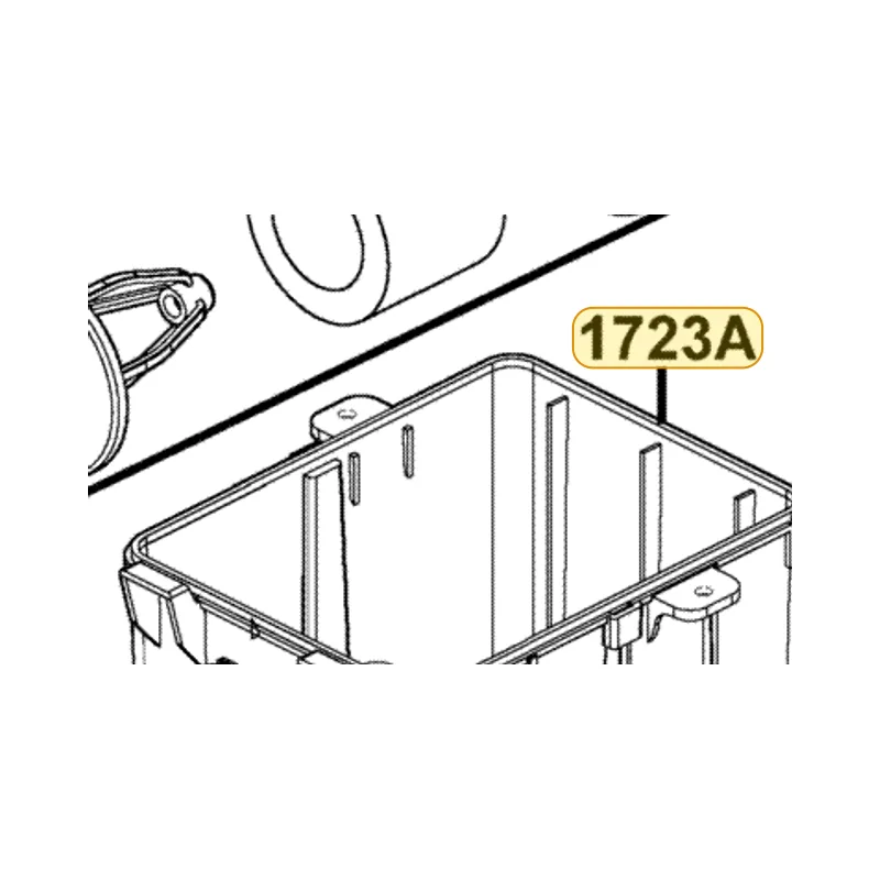 1723A-PWA1-900 CASE ASSY AIR/C — diagram cutout