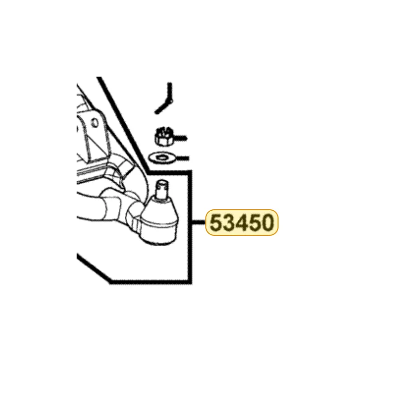 53450-LEC1-700-MAS ARM ASSY R LOW SWING — diagram cutout