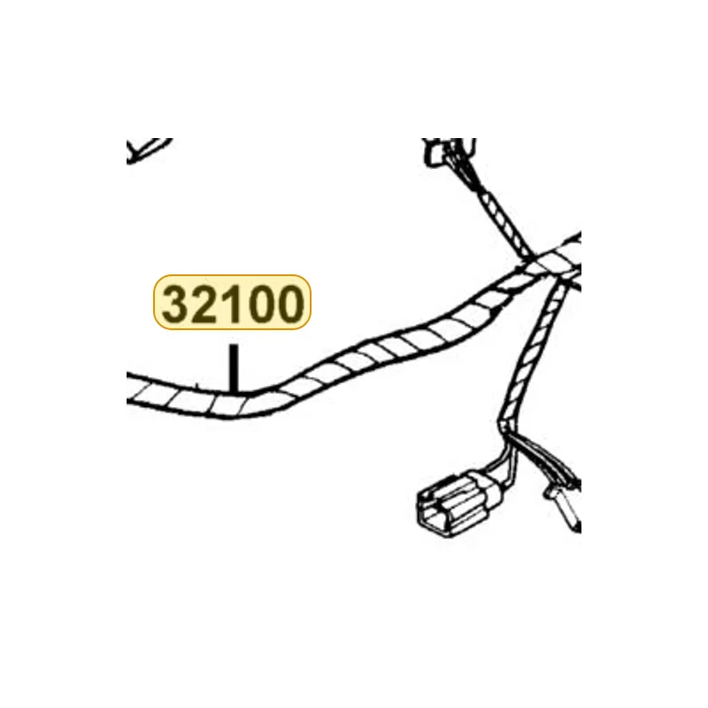 32100-LBA7-800 HARNESS WIRE — diagram cutout