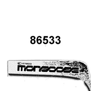 86533-LEC1-M30-T01 STRIPE L FENDER FR — diagram cutout