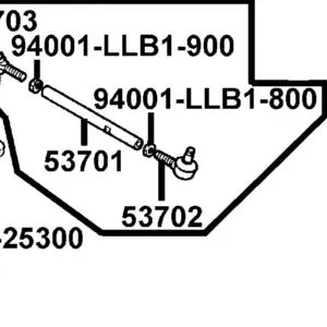 53702-PRB3-900 JOINT R BALL — diagram cutout