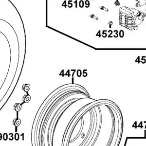 44705-LBA7-910-N1S RIM COMP FR WHEEL ( BLACK ) — diagram cutout