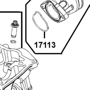 17113-AGA1-M00 O-RING INLET PIPE — diagram cutout