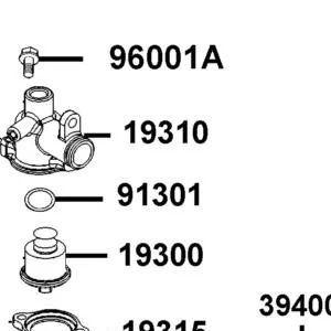 19310-AGA1-M00 CASE COMP THERMOSTAT — diagram cutout