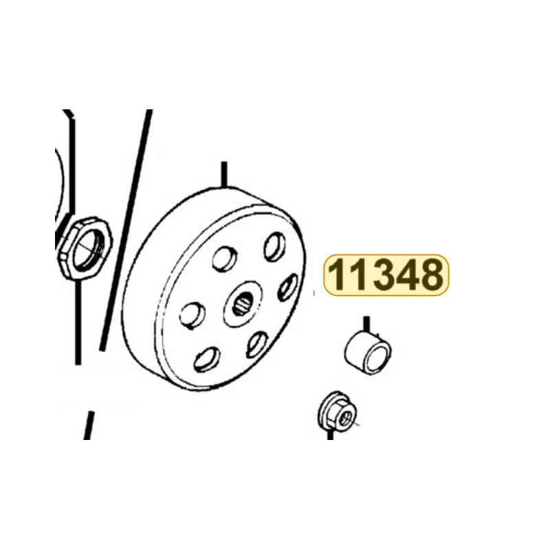 11348-AGA1-M00 BOSS DRIVE SHAFT — diagram cutout
