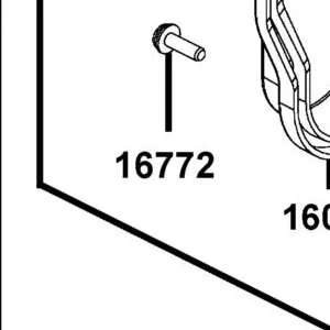 16772-AEC8-E00 SCREW WASHER M4*16 — diagram cutout