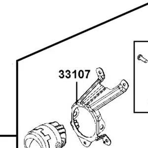 33107-AED7-900 HOLD STAY — diagram cutout