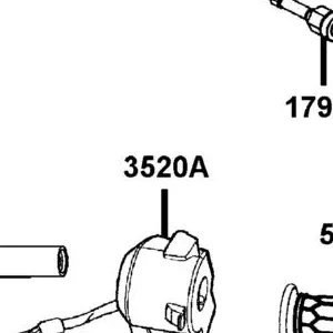 3520A-AKE6-M00 SW ASS'Y LH HAND COMP — diagram cutout