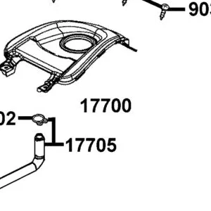 17700-BAC1-M00-YSR COVER TANK — diagram cutout