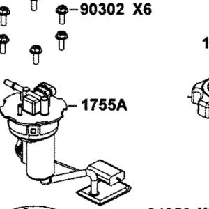 1755A-AGA1-M00 PUMP ASS'Y FUEL — diagram cutout